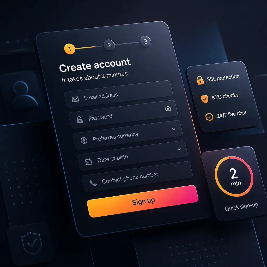 Just Casino Login visual guide for Just Casino